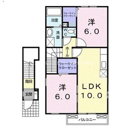 ルミネ長田Ａの物件間取画像